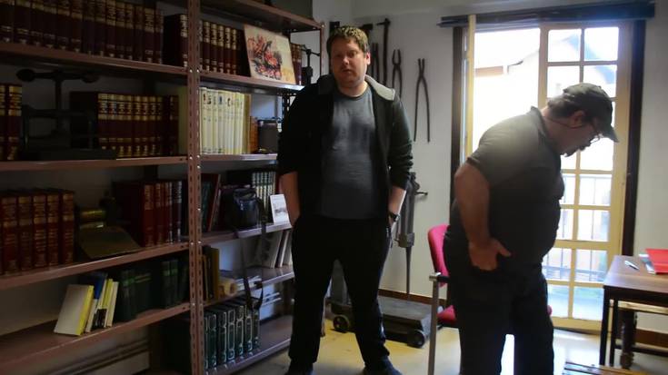 Udal ordezkarien bisita Burdinaren Ondore historikoaren Gordelekura
