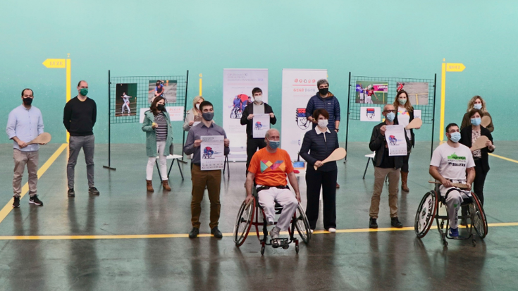 Pilota egokitua Usarrabi pilotalekuan, larunbat honetan