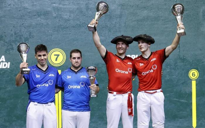 Merezimendu osoz, txapeldunak