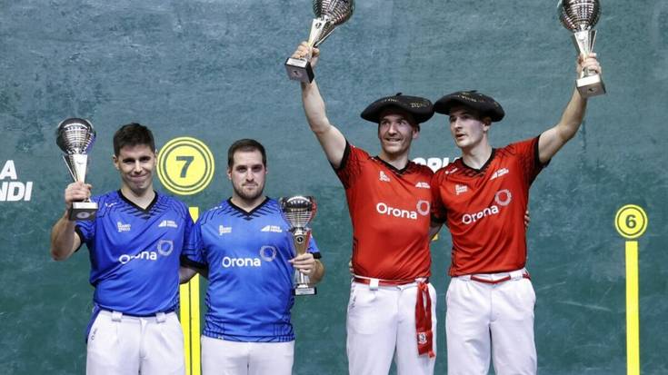 Merezimendu osoz, txapeldunak