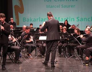 Udal Musika Eskolako Banda: Martin Sanchez Otaegi klarinete-jolea bakarlari