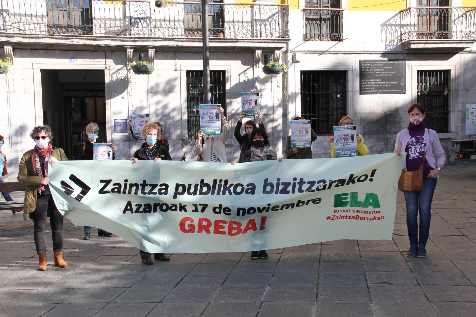 Zaintza eredua aldatzeko greba deitu du ELAk azaroaren 17rako