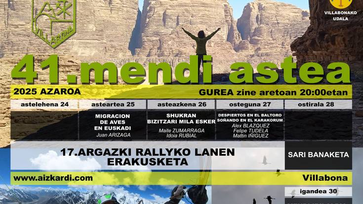 Aizkardiren 41. Mendi Astea
