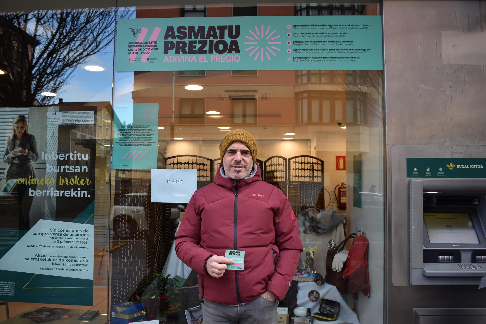 Eneko Gorostidi Mujika Asmatu prezioa lehiaketako irabazlea