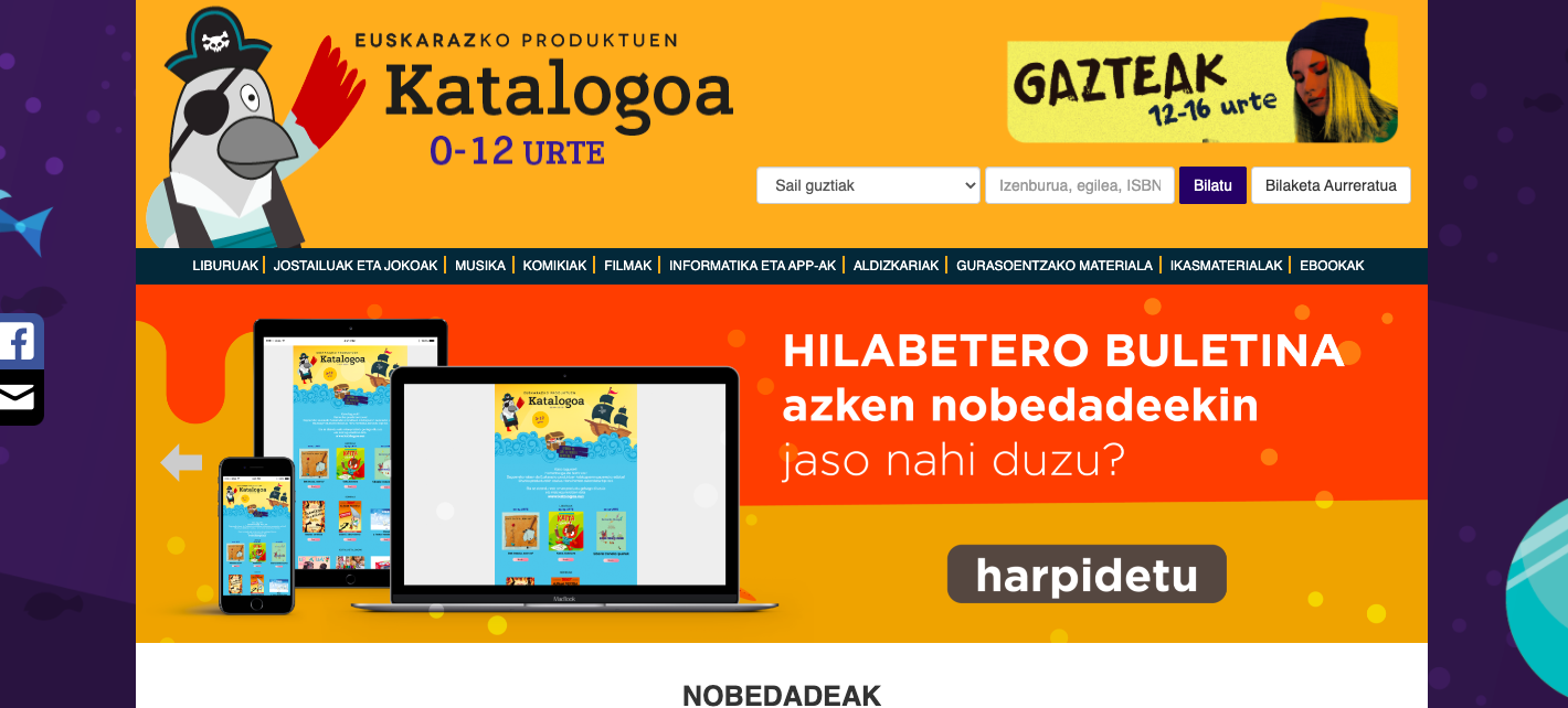 Kalitatezko produktuak katalogoan