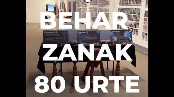 Behar Zanak 80 urte, erakusketa Gurean