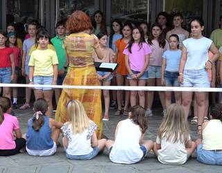 Andoaingo Udal Musika Eskolako haurren abesbatza, Plaza Morean: "Occhi Grandi" (Andrea Basevi)