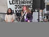 "Eutsi Palestina!" ekitaldian, BDZ taldeko kide baten hitzartzea eta haurren bertso saioa