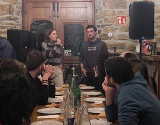 Txotx denboraldiaren irekitzea, Mizpiradin: Nerea Ibarzabal eta Xabat Illarregi bertsolariak