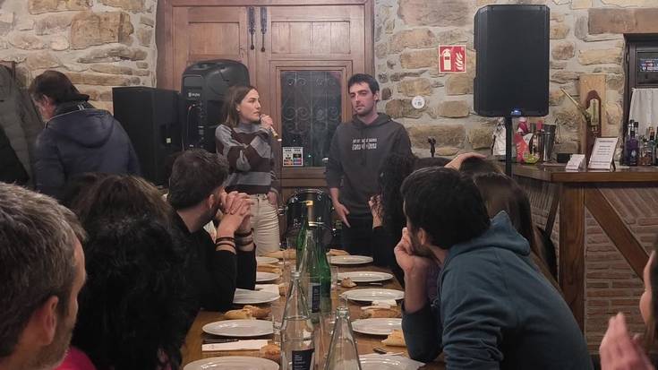 Txotx denboraldiaren irekitzea, Mizpiradin: Nerea Ibarzabal eta Xabat Illarregi bertsolariak