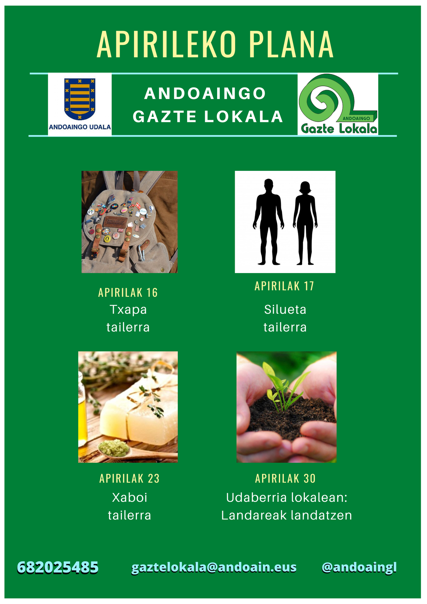 APIRILEKO EKINTZAK!!!