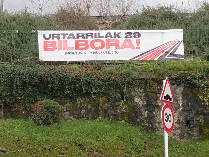 Ofentsiba ekonomiko eta politikoaren aurrea, U29an Bilbora!