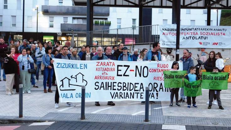 Saihesbidea eskatzeko elkarretaratzea, ostegunean Zizurkilen
