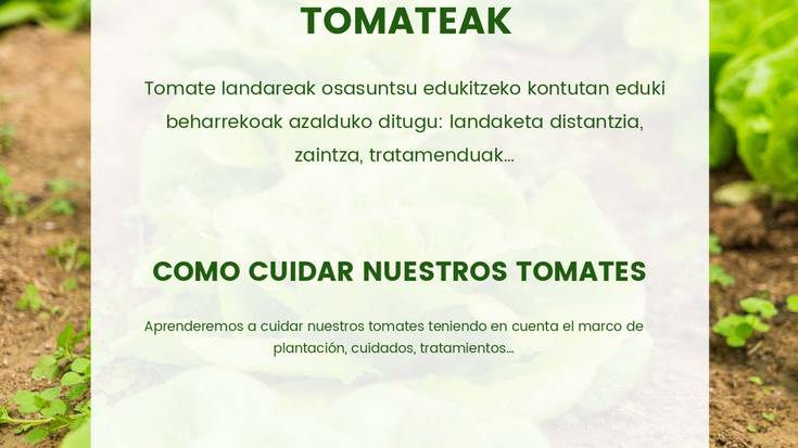 Furgobaratza Urnietako Baratze Parkean