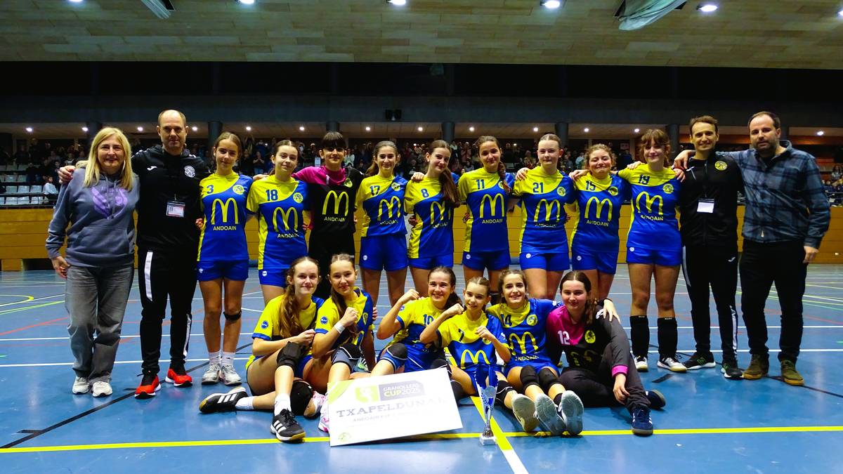 350 jokalari bilduko ditu Andoain Cup eskubaloi txapelketaren hirugarren edizioak