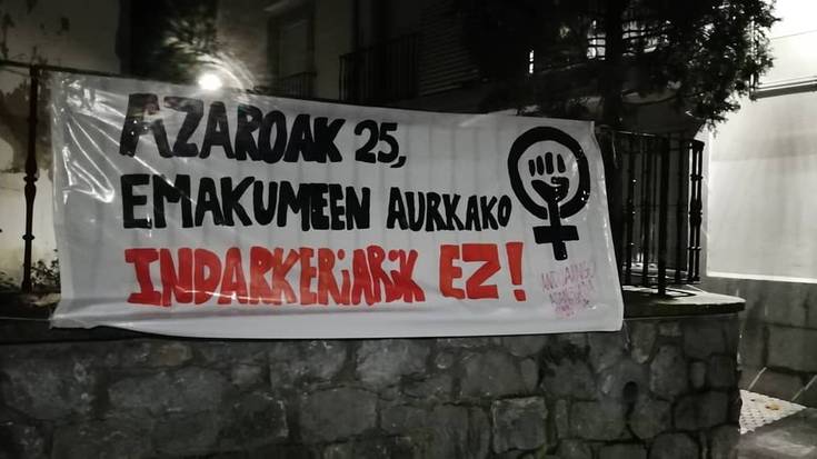 Manifestazioa, Emakumeenganako Indarkeriaren Kontrako Nazioarteko Egunaren harira