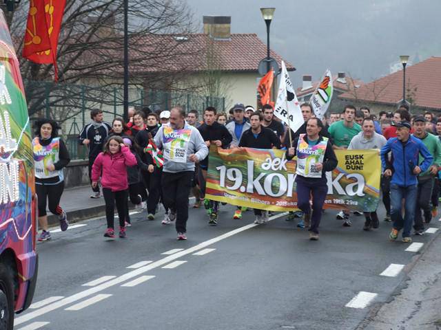 Apirilaren 4an iritsiko da 20. Korrika eskualdera