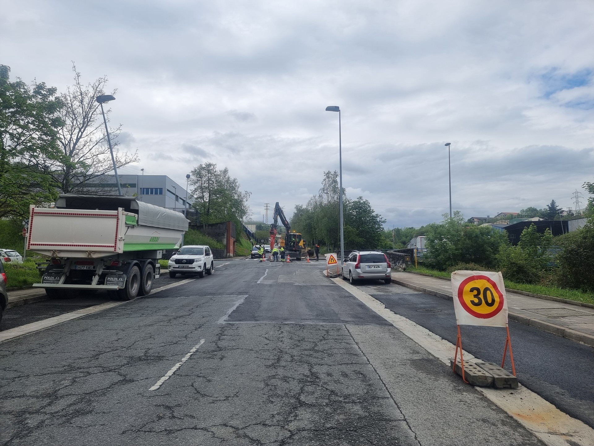Aldaketak izango dira Erratzu poligonoko trafikoan, Añarbe egiten ari lanen ondorioz