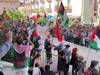 Palestinaren aldeko Irun-Hendaia manifestazioa, "Ibaitik Itsasora" ibilaldiaren azken kilometroak