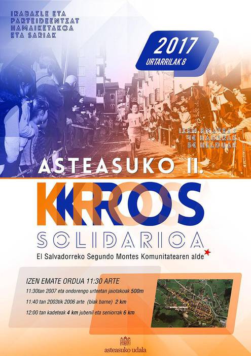 Asteasuko II. Kross solidarioa, igandean