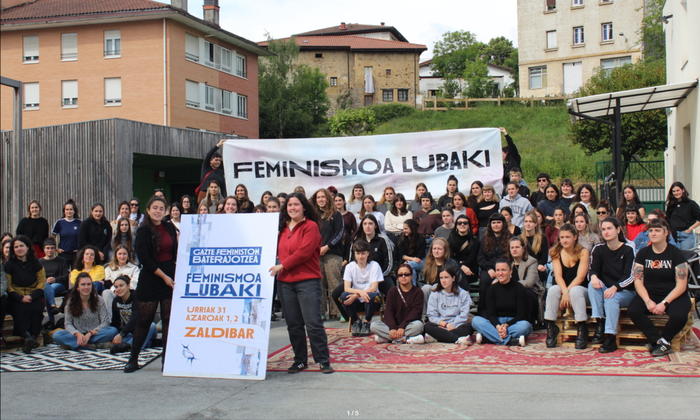 Ekintzez beteriko egitaraua, Euskal Herriko Gazte Feministen Baterajotzean