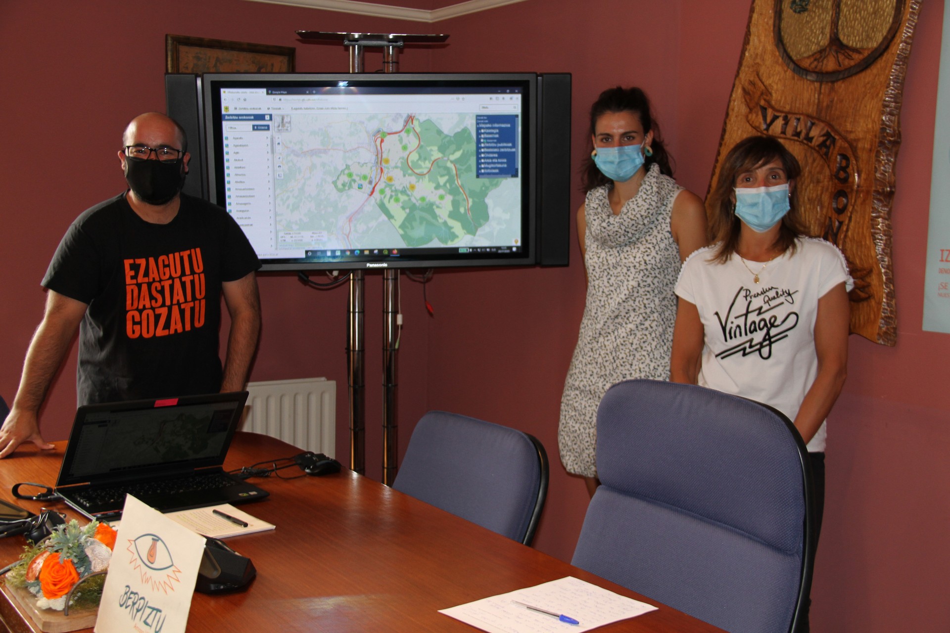 Amasa-Villabonako mapa interaktiboa aurkeztu du udalak