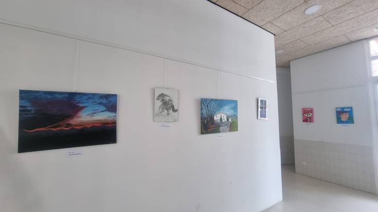 Ikusgai da, jada, marrazketa eta pintura ikastaroko ikasleen lanen erakusketa