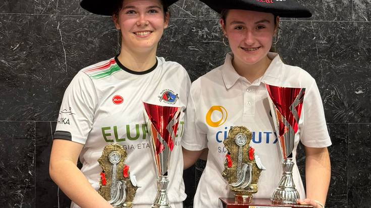 Gaztelekuko pilotari gazteak bikain ari dira hainbat txapelketetan