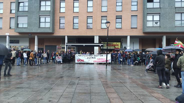 “Lan, pentsio eta bizitza duina” izenburupean Greba Orokorrak eragin handia eduki du Andoainen