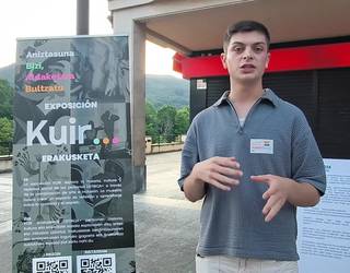 Kuir erakusketa Juanita Alkain plazan, Liam Manleyren azalpenekin