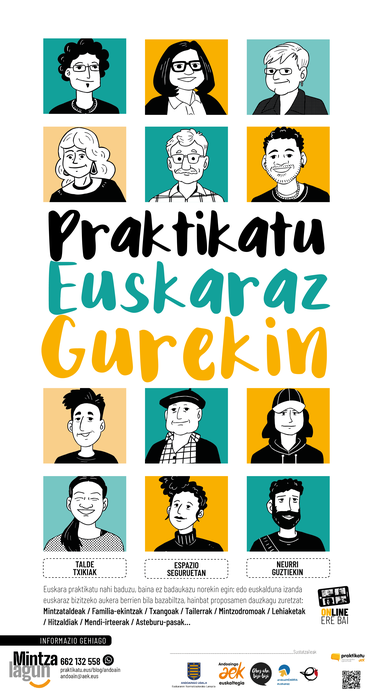 Mintzataldeak indartu nahi ditugu. Lagundu nahi?
