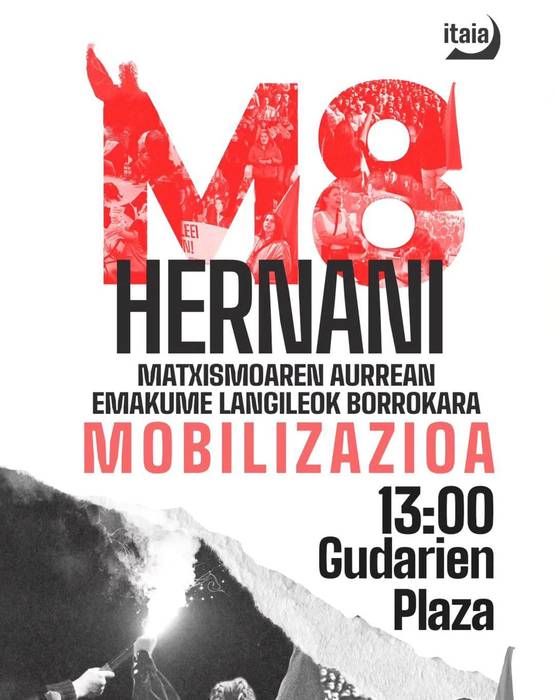 Martxoaren 8an mobilizatzearen garrantziaz