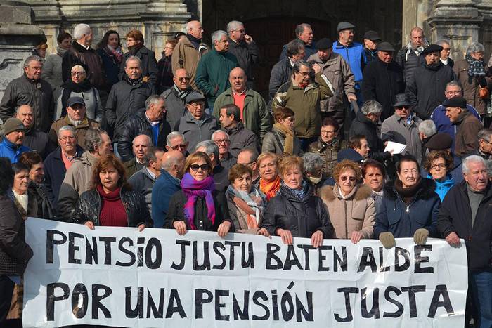 Hazten doan protesta, pentsio duinen alde