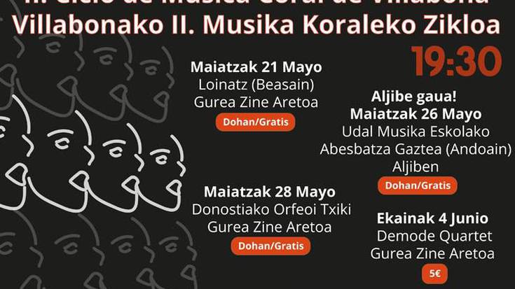 II. Musika koraleko zikloa maiatzaren 21etik aurrera