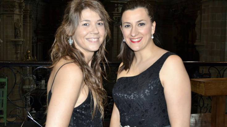 Euskal konposatzaileen abestiekin emanaldi ederra osatu dute Ana Belen Garciak eta Miren Urbieta-Vegak