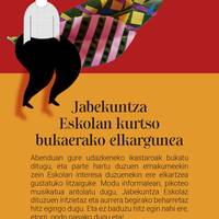Jabekuntza  Eskolan kurtso  bukaerako elkargunea