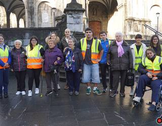 Aisa egin diote aurre eguraldi kaskarrari ”Ibili Andoain” ekimeneko parte-hartzaileek