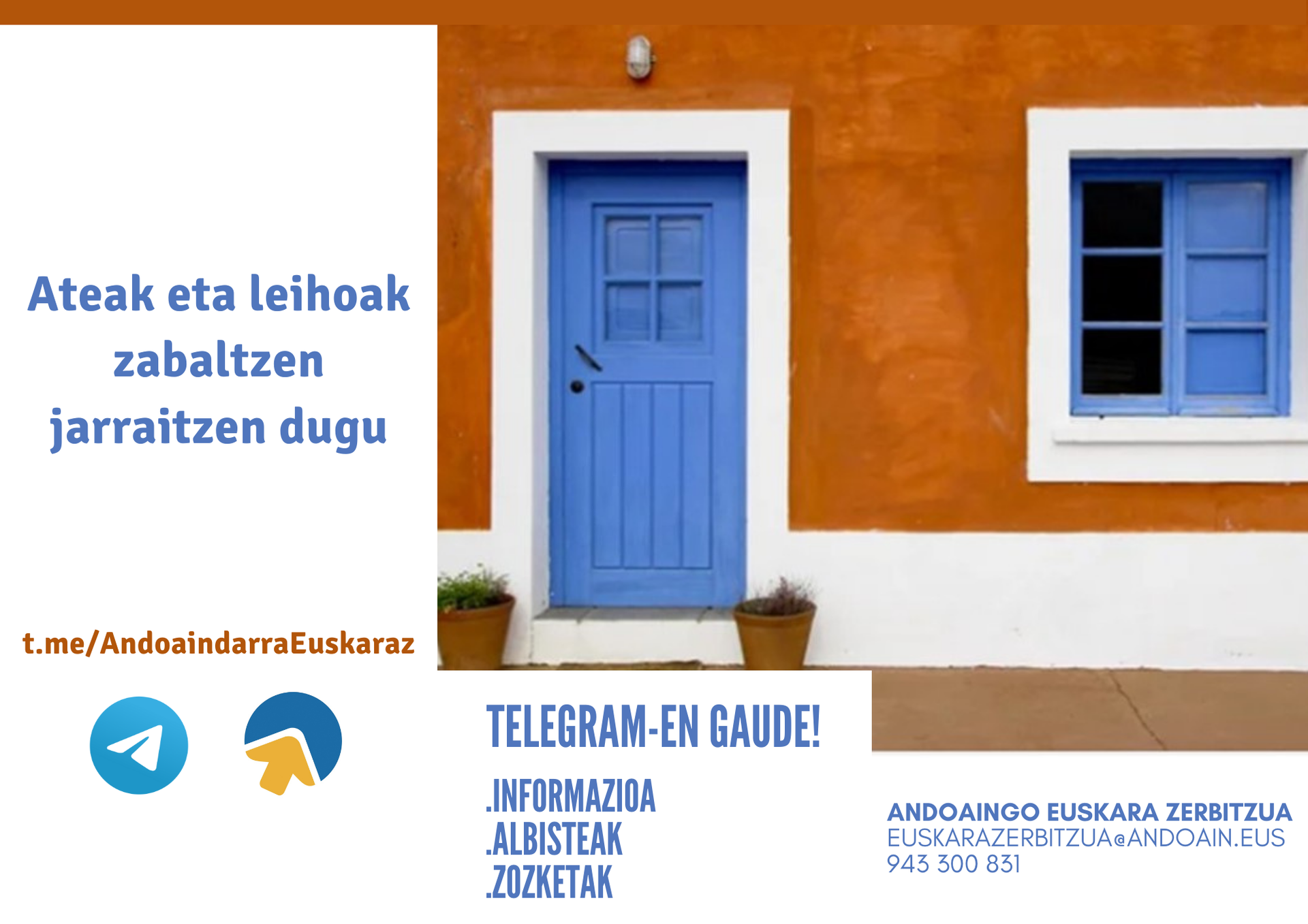 Telegram kanala sortu dugu!