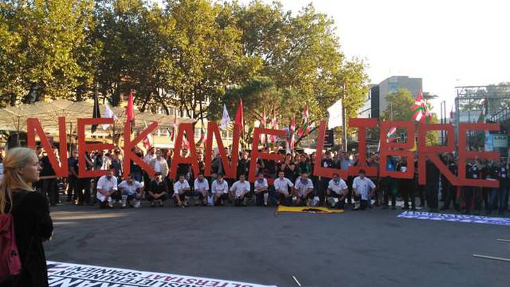 Nekane Txapartegiren aldeko manifestazioa, Bernan