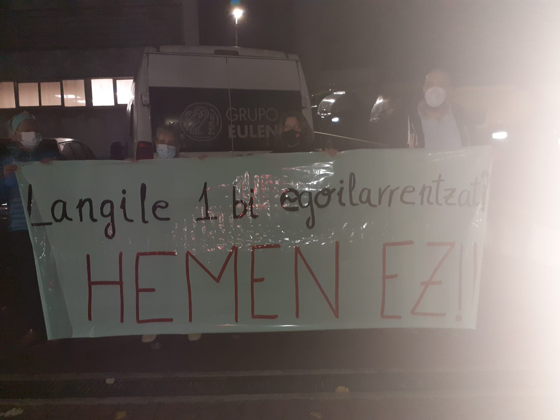 Ratio duinagoak aldarri, kontzentrazioak egin dituzte langileek Gipuzkoako adineko egoitzetan