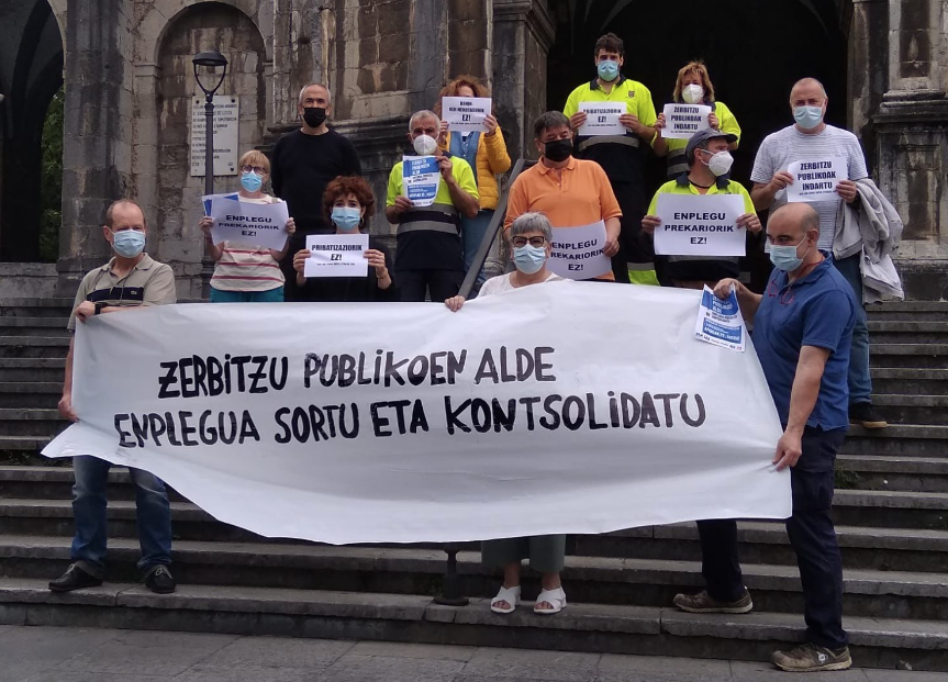 Sindikatuok bilera errondari ekin diogu alderdi politikoekin, EAEko sektore publikoaren egoera larriaren berri eman eta euren erantzukizuna aldarrikatzeko