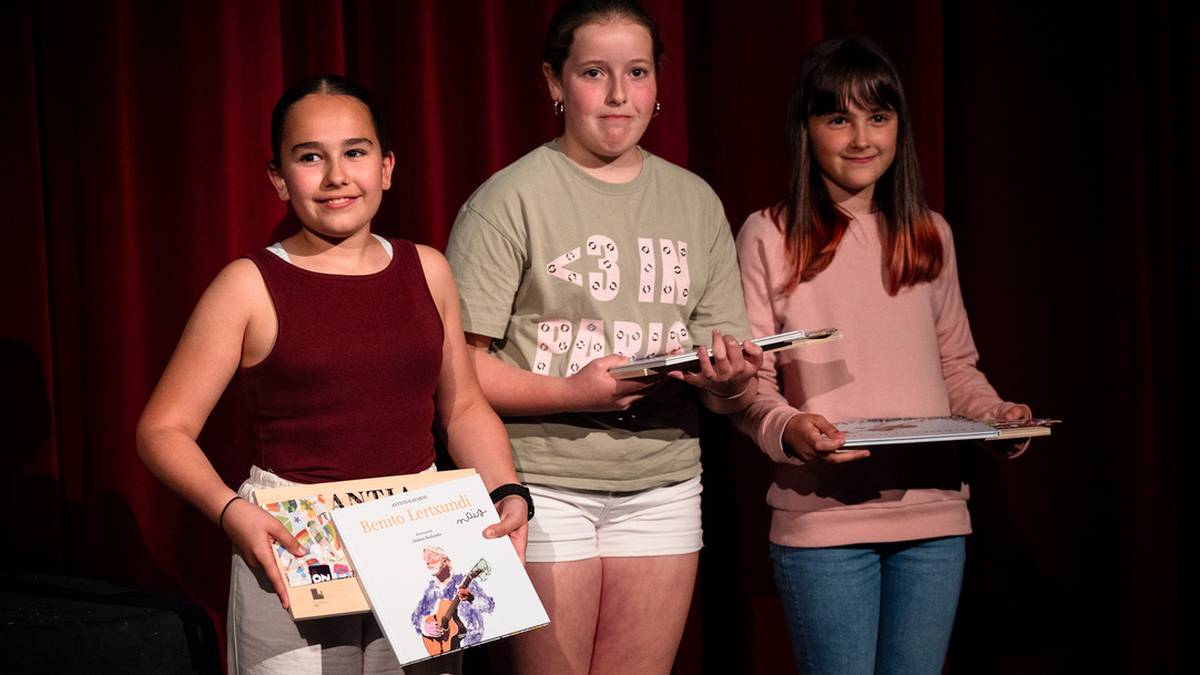 Antia literatur lehiaketaren sari banaketa ekitaldia