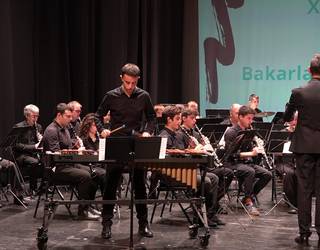 Udal Musika Eskolako Banda: Lier Sarasola Fernandez xilofono-jolea bakarlari