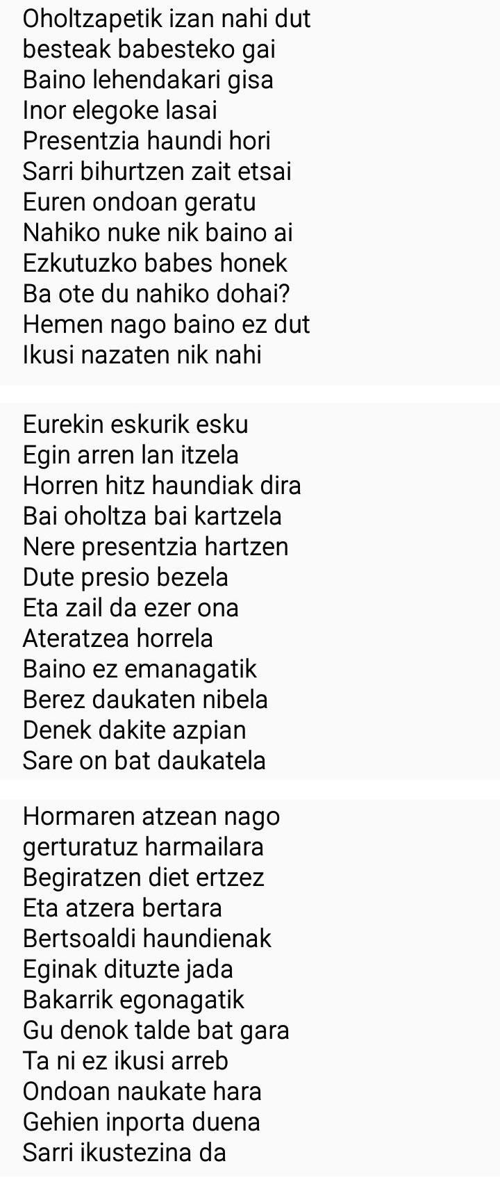 “Irautea ez da dena, ospa dezagun garena”