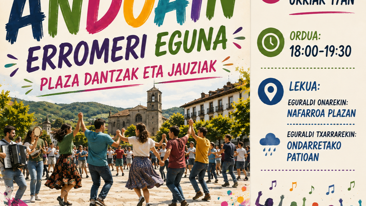 Erromeria Plaza dantzak eta jauzia