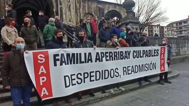 Sapako langileen protesta