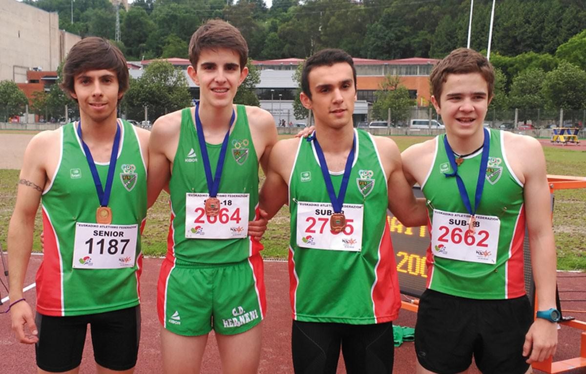 Atletismoko senior mailan hirugarren urnietarrak