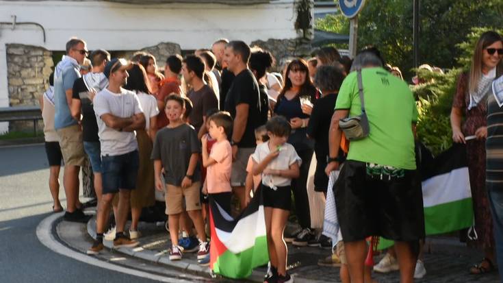 Palestinaren aldeko mobilizazio zaratsua