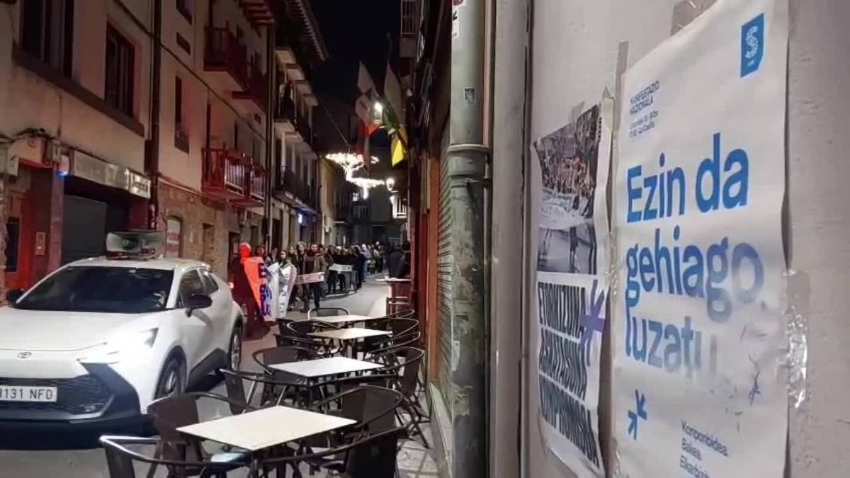 Presoen eskubideen aldeko manifestazioa