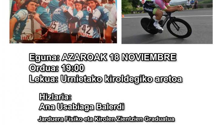 "Emakumeak kirolean lehen eta orain" hitzaldia